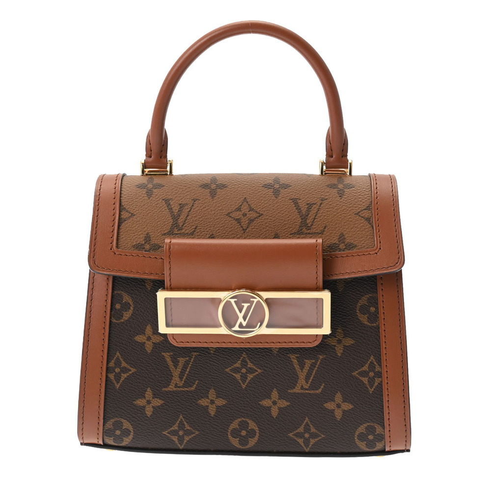 Louis Vuitton Monogram Reverse Dauphine Brown Bag Handbag
